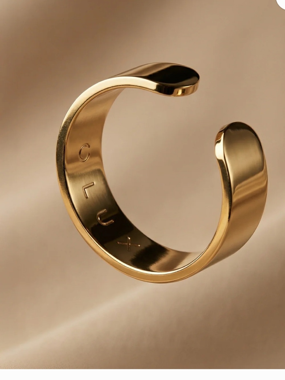 Gold Open Cuff Ring - UNISEX